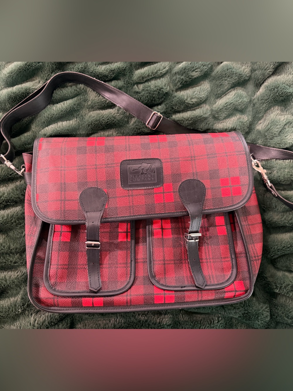 American Girl VINTAGE Molly’s Plaid Messenger Bag